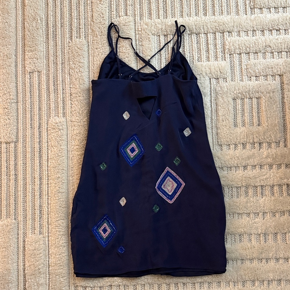 Mini Dress with Geometric Patterns - Picture 2 of 3